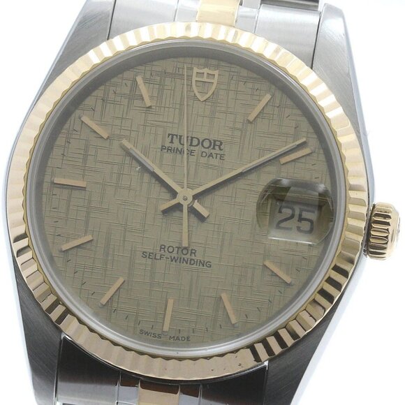 TUDOR Prince Date 74033 Cal.2824-2 gold Dial Automatic Men's Watch - Picture 12 of 14